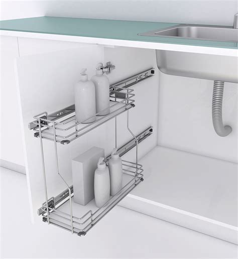 Under Sink Pull Out Solid Base - Everyday Kitchen Storage Accessories