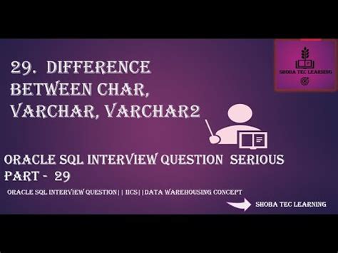 What Is Difference Between Char Varchar Varchar2 Oracle SQL