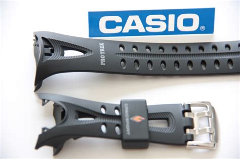 CASIO Original Factory Pro Trek PRG-90-1 Original Black Rubber Watch ...