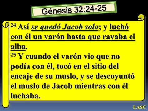 Conf Jacob Lucha Por La Bendicion De Dios En Peniel Genesis 32 22 32