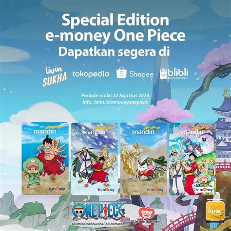 E Money Mandiri X One Piece Kimono Wanokuni Telah Hadir Di Livin Sukha