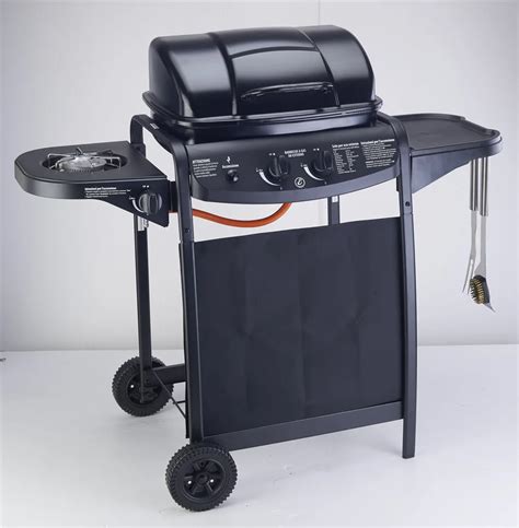 Enamel gas BBQ grill, gas stove,gas oven,outdoor BBQ grill with motor ...