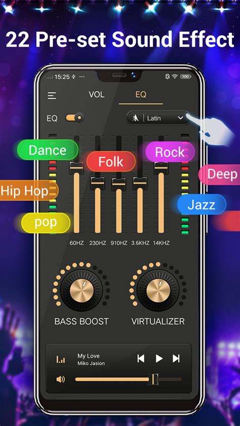 Android Equalizer Bass Booster Music Volume Eq