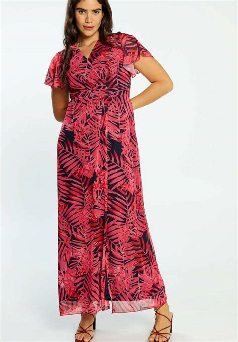 Cassis Maxi Dress Fushianeon Pink Zalando