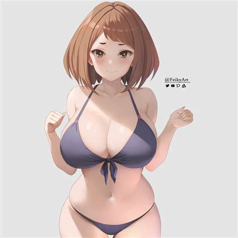 Uraraka Ochako Boku No Hero Academia Drawn By Feikyart Danbooru