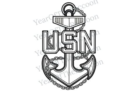 Navy Chief Anchor Etsy