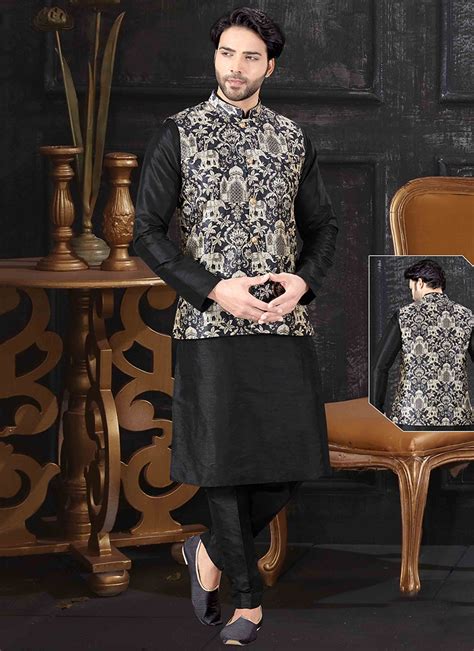 New Designer Silk Kurta Pajamas Collection With Modi Jacket Catalog