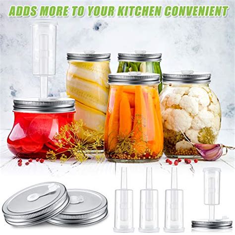 Pieces Fermentation Kit For Wide Mouth Jars Pieces Stainless Steel