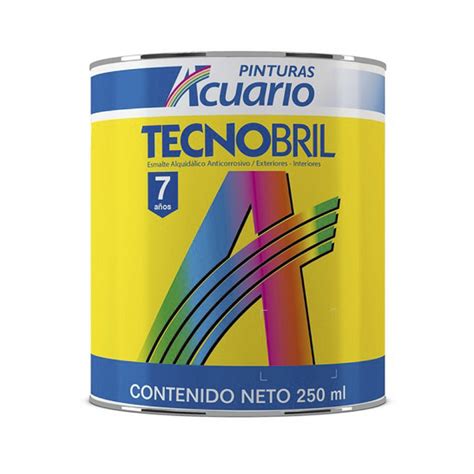 Esmalte Alquidalico 250Ml Negro Tecnobril Acuario Ev20102 ACUARIO