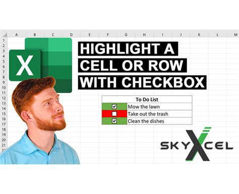 How To Highlight A Cell Or Row With A Checkbox In Excel