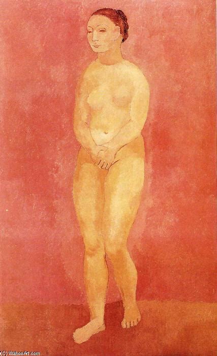 Standing Female Nude 1906 By Pablo Picasso 1881 1973 Spain Oil