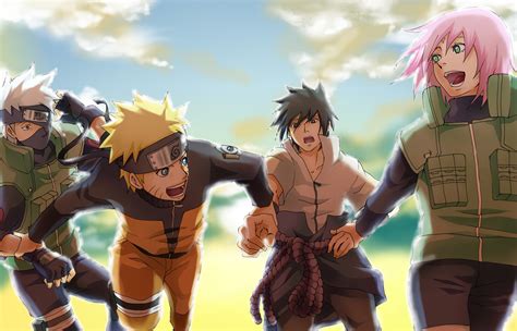 Team 7 Adventure Naruto Hd Wallpaper