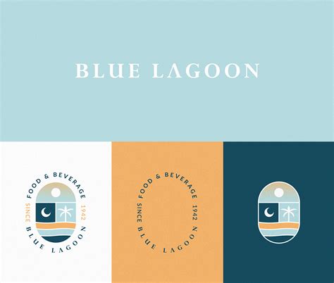 Blue Lagoon Logo Design And Visual Identity Behance