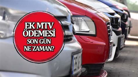 EK MTV ÖDEMESİ ne zaman bitiyor uzatıldı mı 2023 Ek MTV kimler muaf