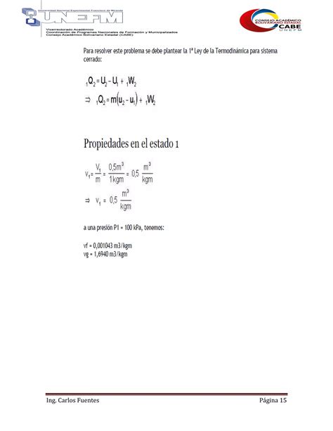 Guia Primer Principio De La Termodin Mica Pdf