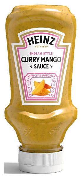 Соус Heinz Curry Mango Indian / Хайнс Карри с манго по-индийски 220мл ...