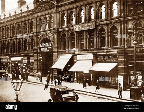 Bradford Kirkgate Market Possibly 1920s Stock Photo Alamy