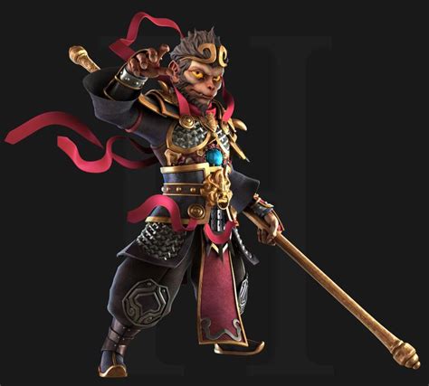 Artstation Evil Monkey King Heero Yuy Monkey King Monkey Concept