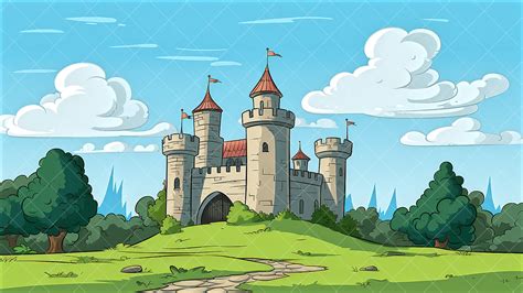 BACKGROUND - Cartoon Castle 1