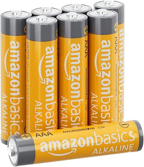 Amazon Basics AAA Alkalibatterien Leistungsstark 1 5 V 8er Pack