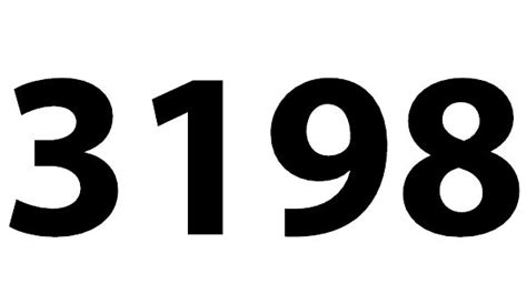 Zahl 3198