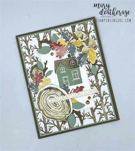 Stampin Up Ringed With Nature Sneak Peek Congrats Card Congrats