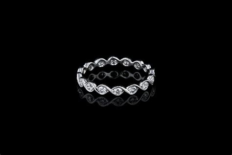 Diamond Eternity Wedding Band, Stackable - Nathan Alan Jewelers