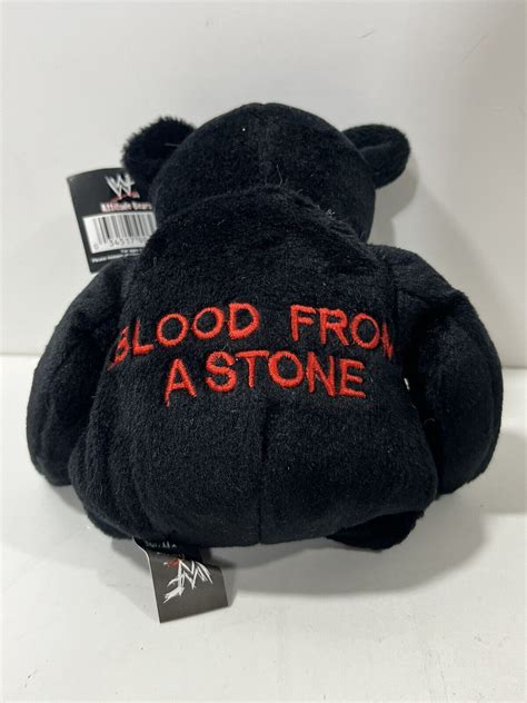 Wwf Attitude Bears Titan Sports Wwe Beanie Baby Stone Cold Steve