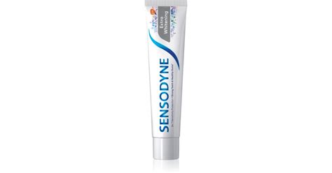 Sensodyne Extra Whitening bleichende Zahnpasta mit Fluor für