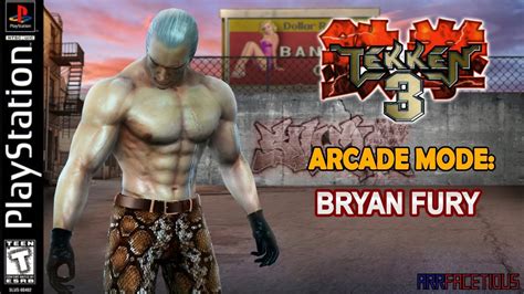 Tekken Ps Bryan Fury Arcade Mode Playthrough Youtube