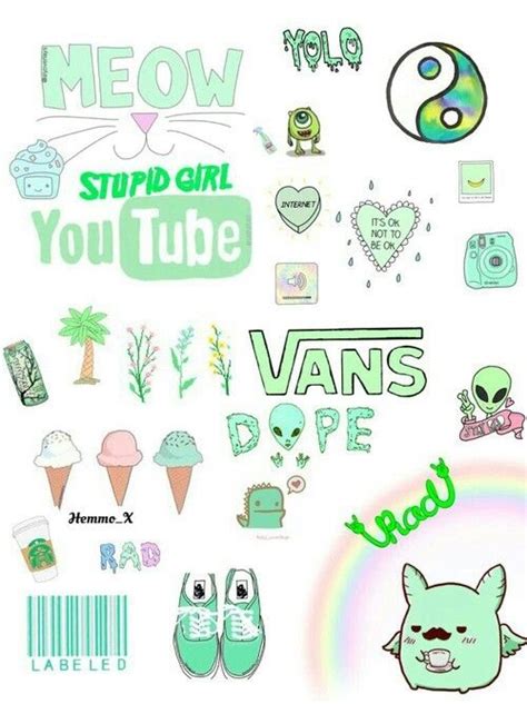 Tumblr Collage Collage Drawing Aesthetic Stickers Tumblr Stickers