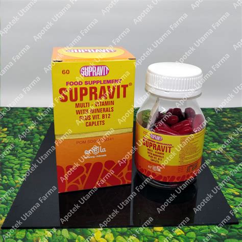 Jual SUPRAVIT MULTIVITAMIN DAN MINERAL Shopee Indonesia