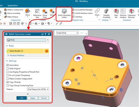 Copying Geometry In NX Assembly Cad Tips