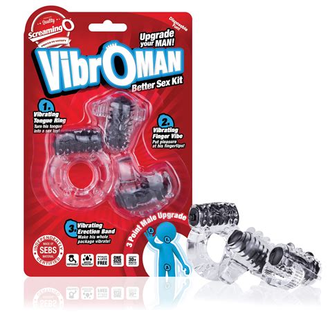 Vibroman Three Piece Couples Sex Kit By Screaming O Pleasure Products