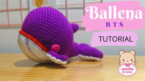 BALLENA MORADA Amigurumi Tutorial paso a paso Patrón en Descripción