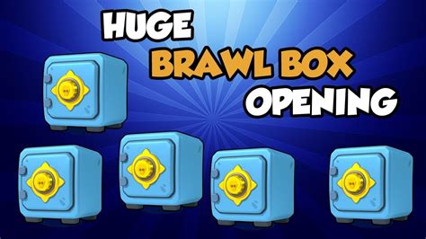 Huge Brawl Box Opening Brawl Stars YouTube