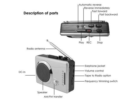 Digitnow Am Fm Portable Pocket Radio And Voice Audio Cassette Recorder