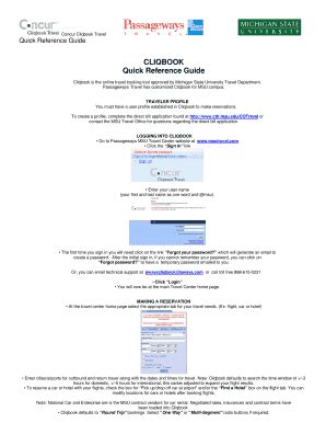 Fillable Online Ctlr Msu Cliqbook Quick Reference Guide Pdf Format