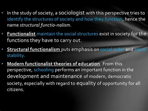 Functionalist Perspective Ppt