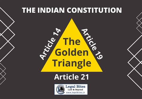 The Golden Triangle In The Indian Constitution Article 14 19 And 21