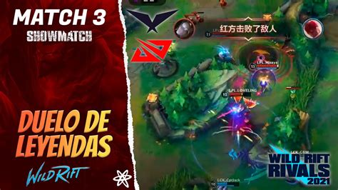 LEYENDAS en ACCIÓN LCK vs LPL Wild Rift RIVALS LEGENDS YouTube