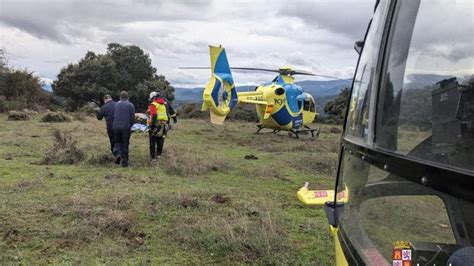 Evacuan en helicóptero a un varón de 56 años que se encontraba indispuesto