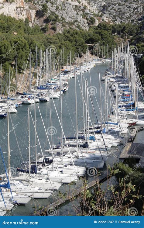 Port of Cassis stock image. Image of landscape, port - 22221747