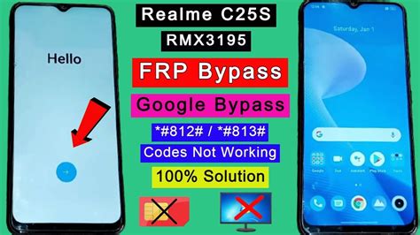 Realme C S Frp Bypass Android Rmx Code Not