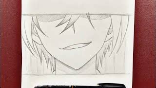 Evil Anime Girl Smile Drawing