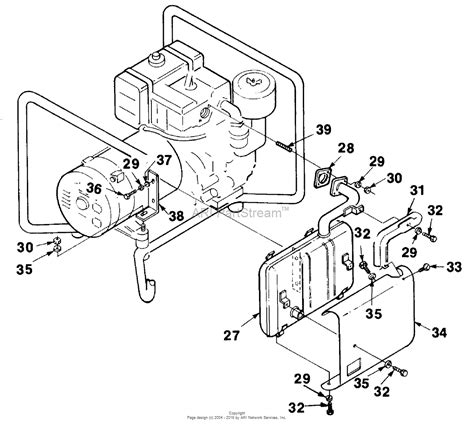 Homelite Eh Hd Generator Ut Parts Diagram For Muffler Kit