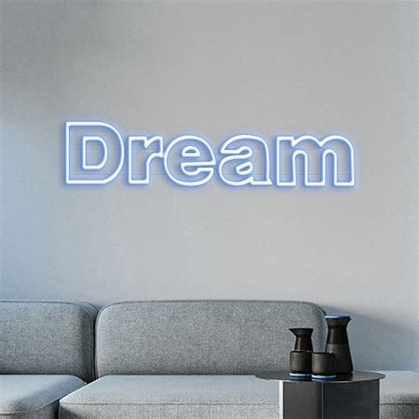 Dream Naked Neon Sign Stereoscopic