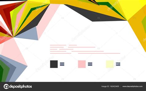 Modern triangle presentation template Stock Vector by ©akomov 162423400