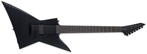 Esp Ltd Ex 7 Baritone Black Metal Black Satin Elektrická Sedmistrunná