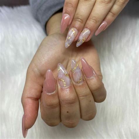 Mesmerizing Nude Marble Nails Designs To Impress Nail Designs Daily